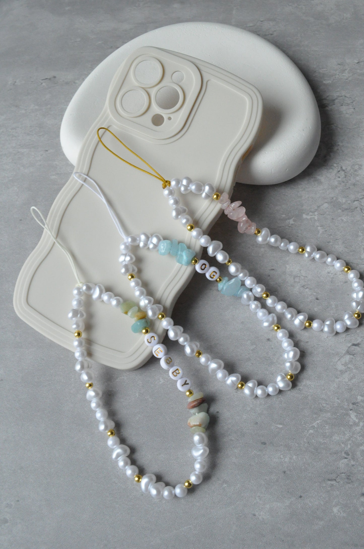 Gemstone Phone Charm