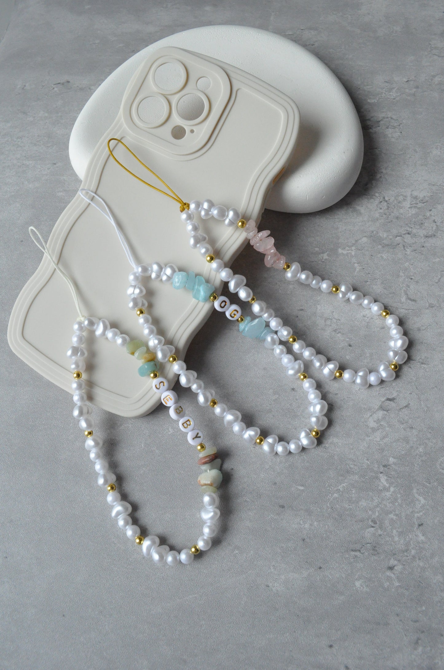 Gemstone Phone Charm