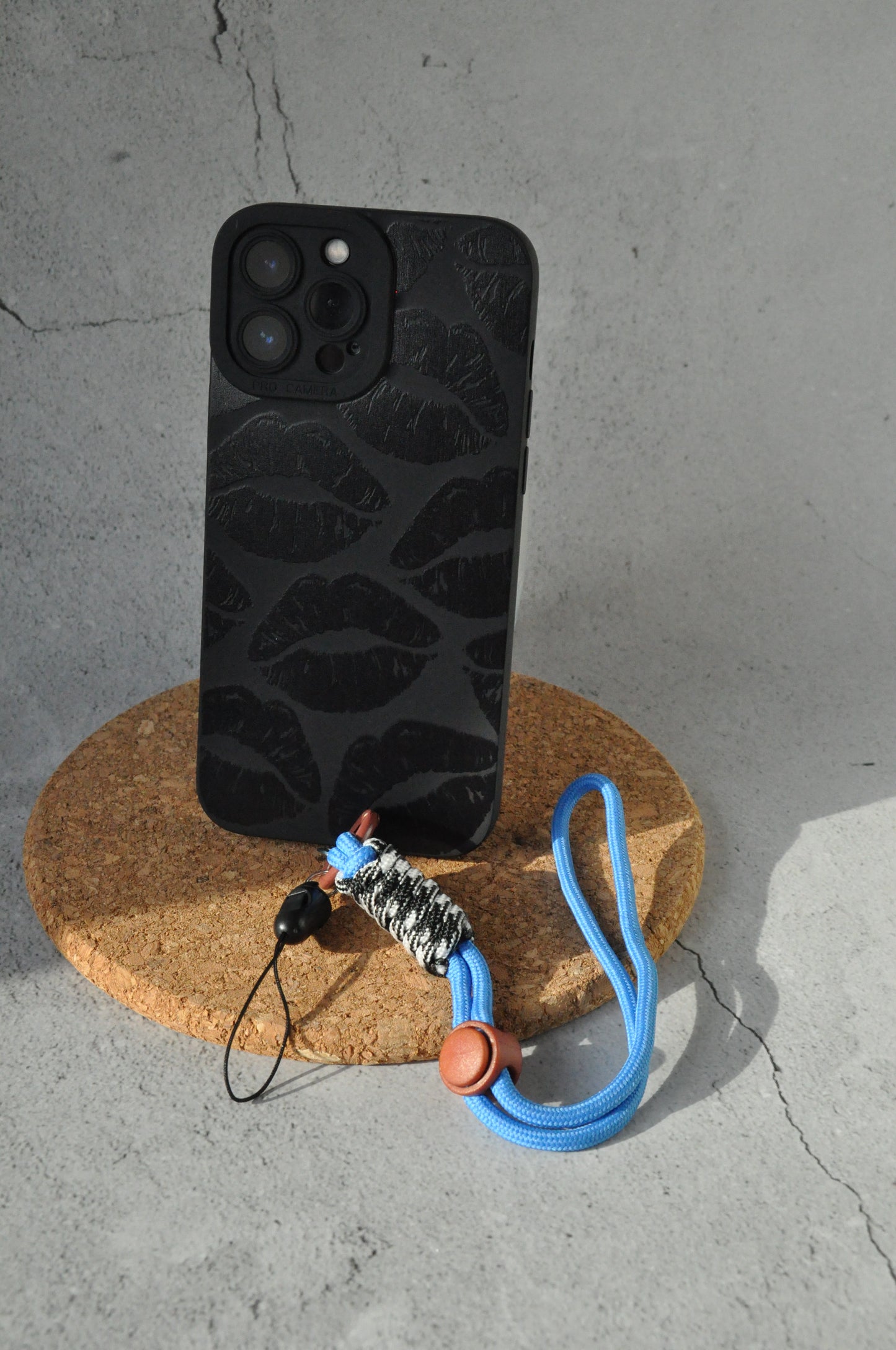 Blue Rope Adjustable Phone Strap