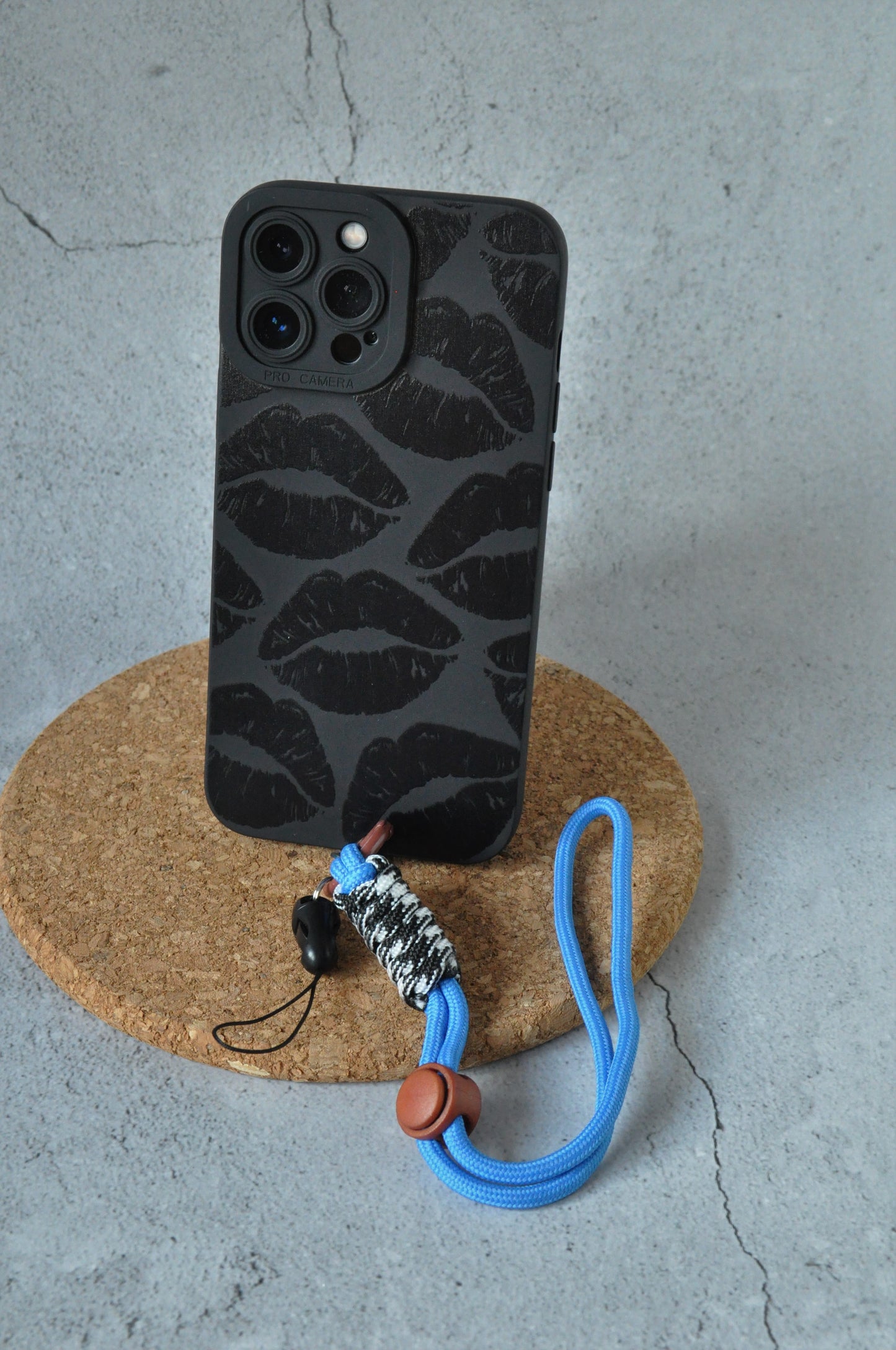 Blue Rope Adjustable Phone Strap