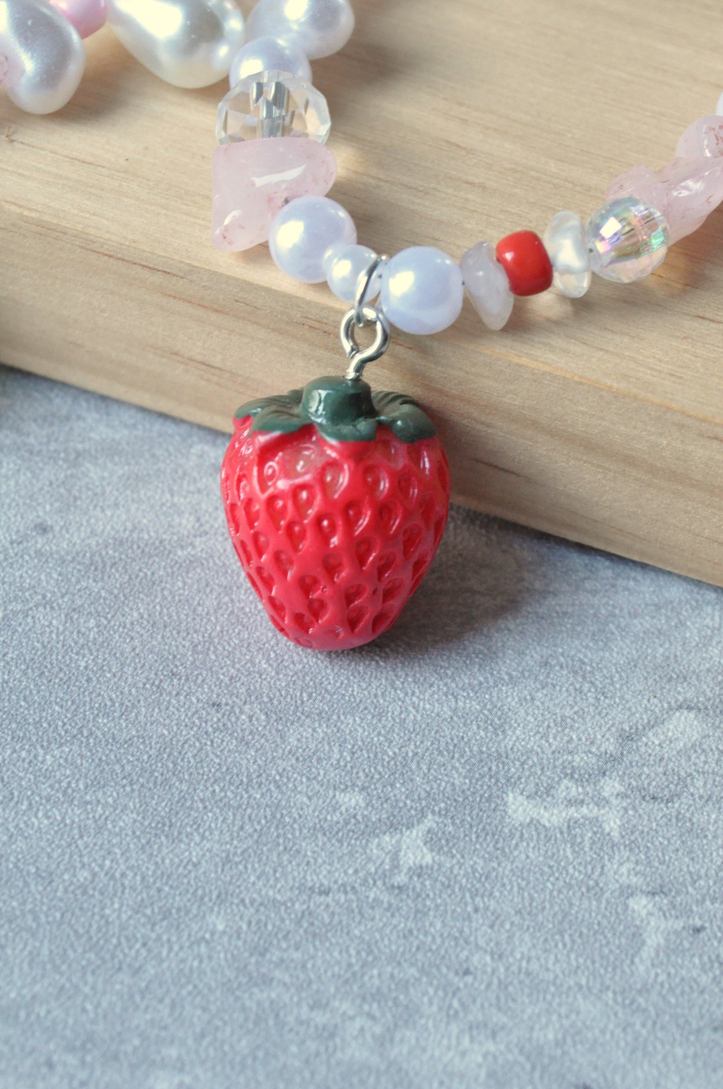 Fruit Pendant Gemstone Necklace