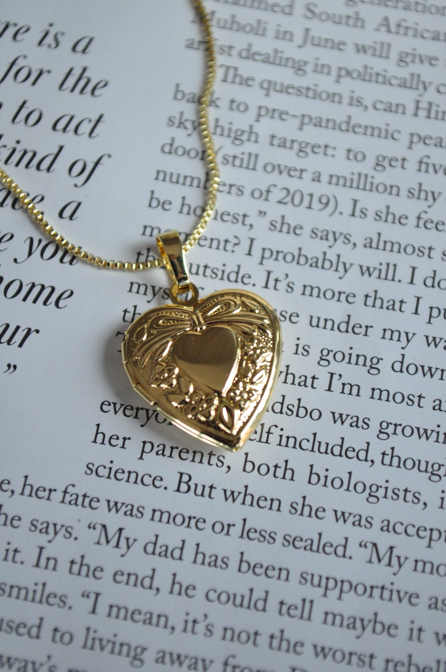 Heart Locket Necklace