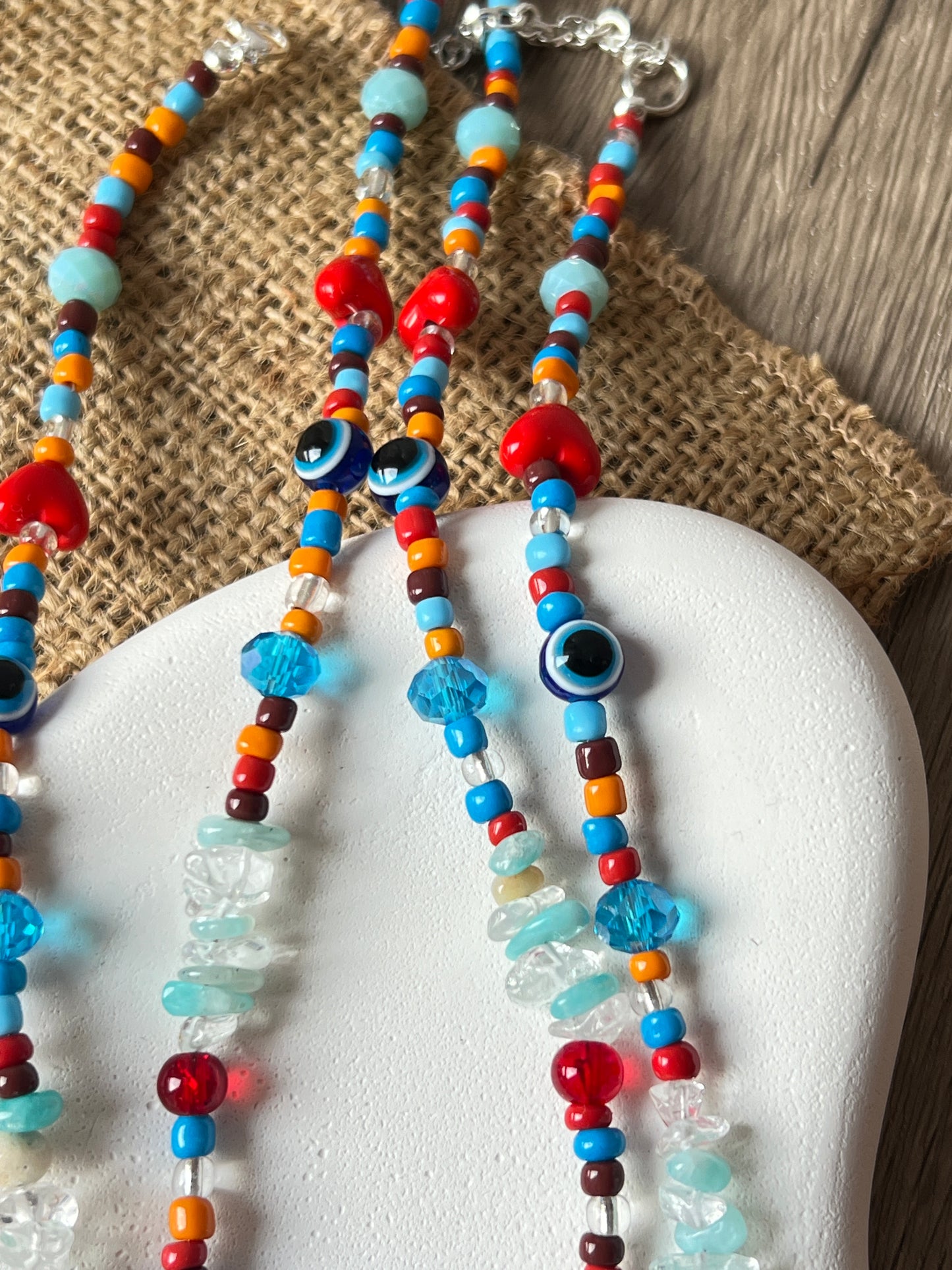 Gemstone Elegance - Crab Necklace