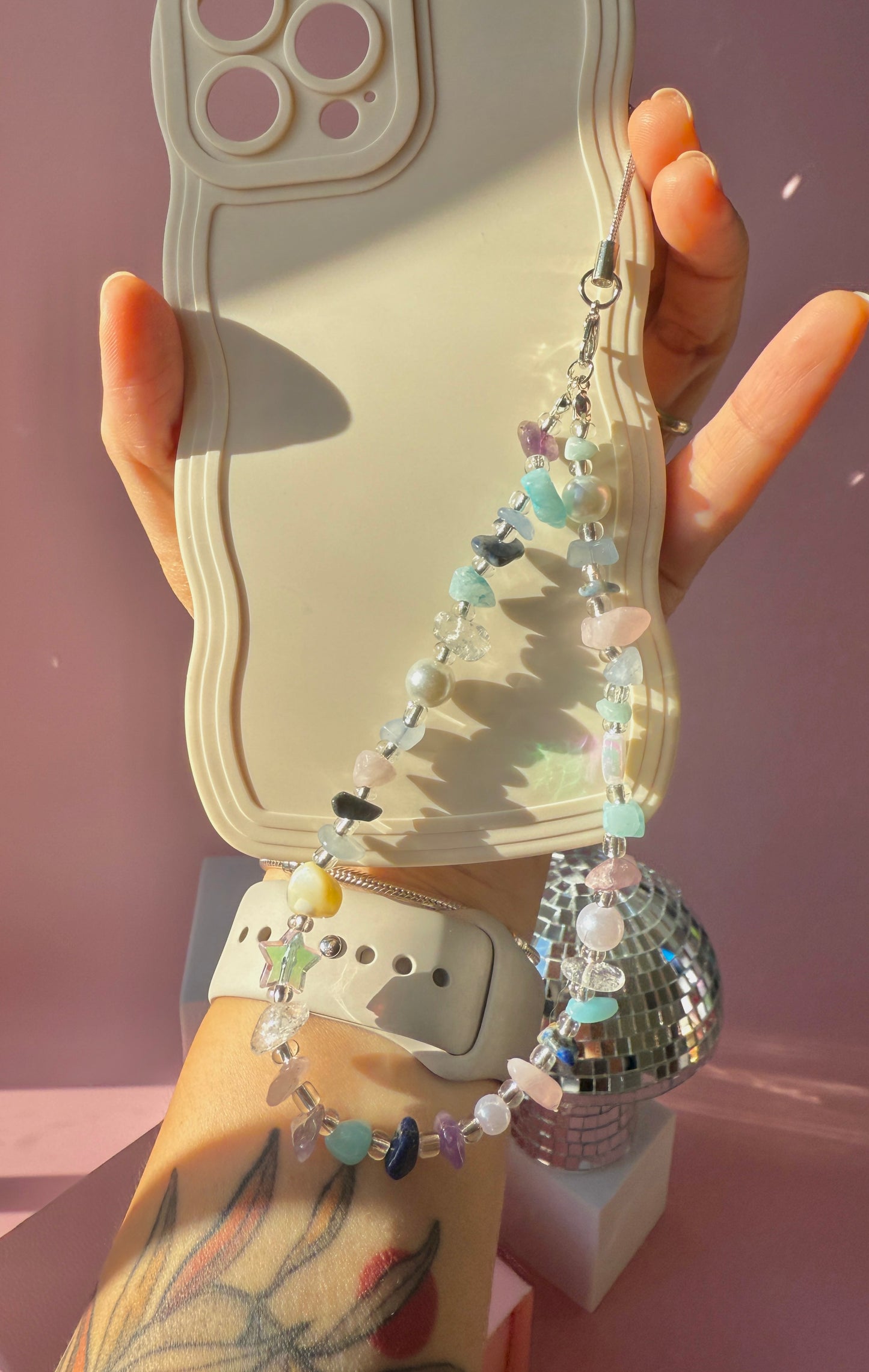 Crystal Gemstone Phone Strap