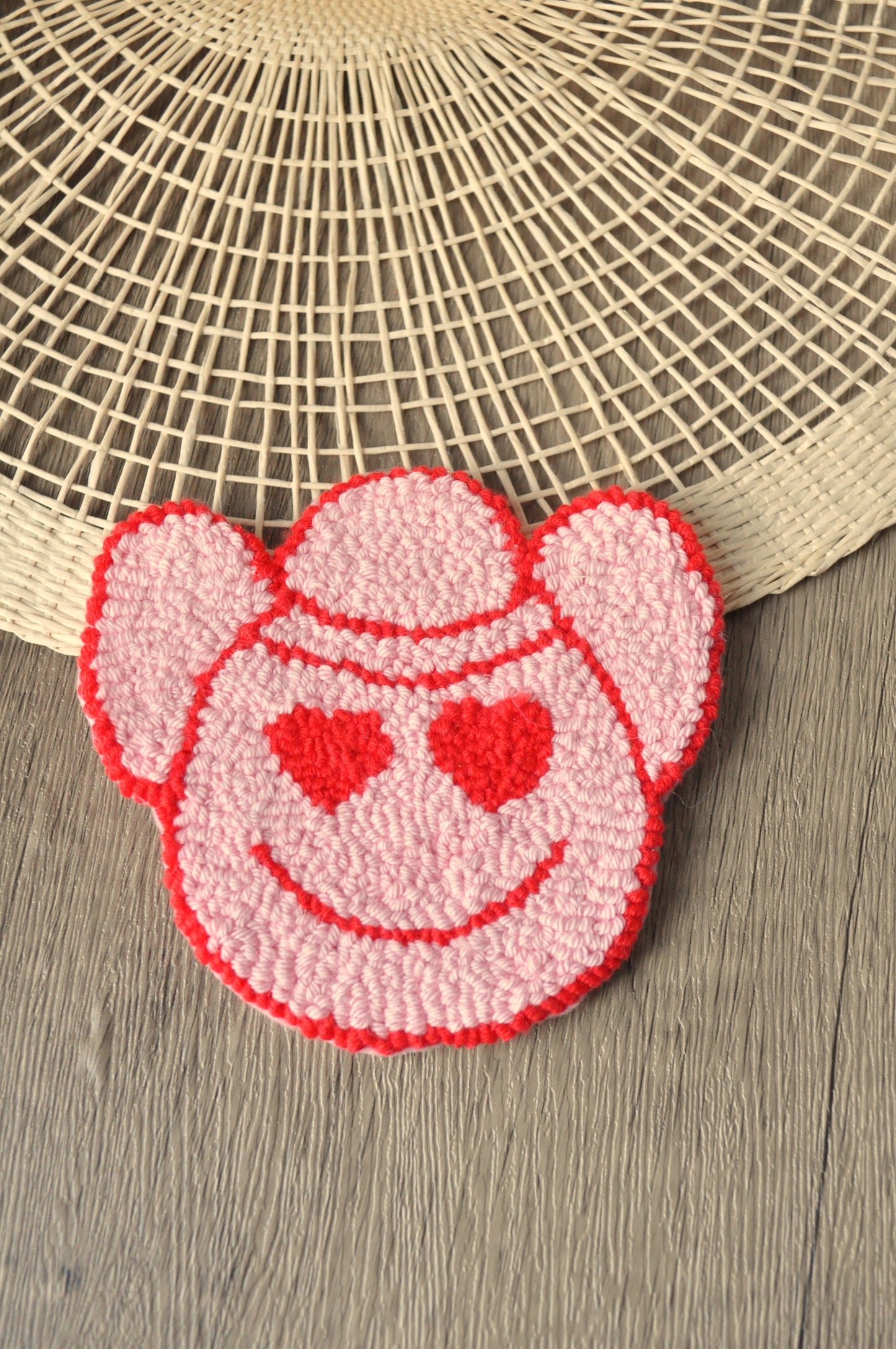 Love Tufted Mug Rugs