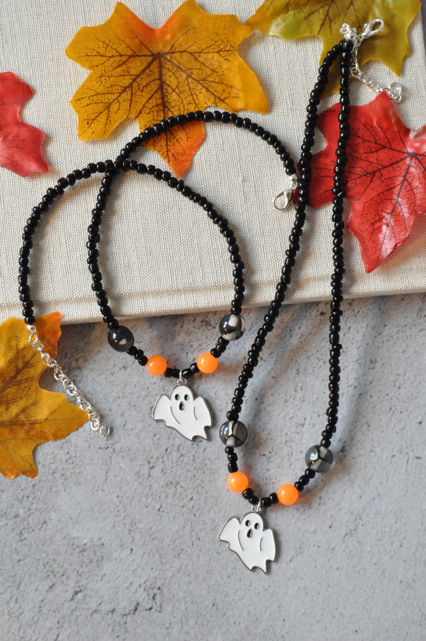 Halloween Spooky Ghost Necklace