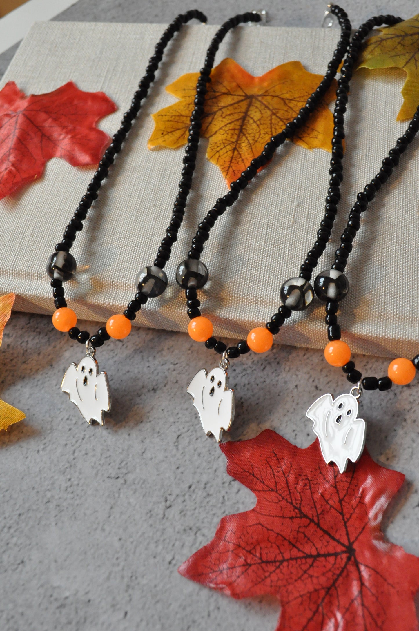 Halloween Spooky Ghost Necklace