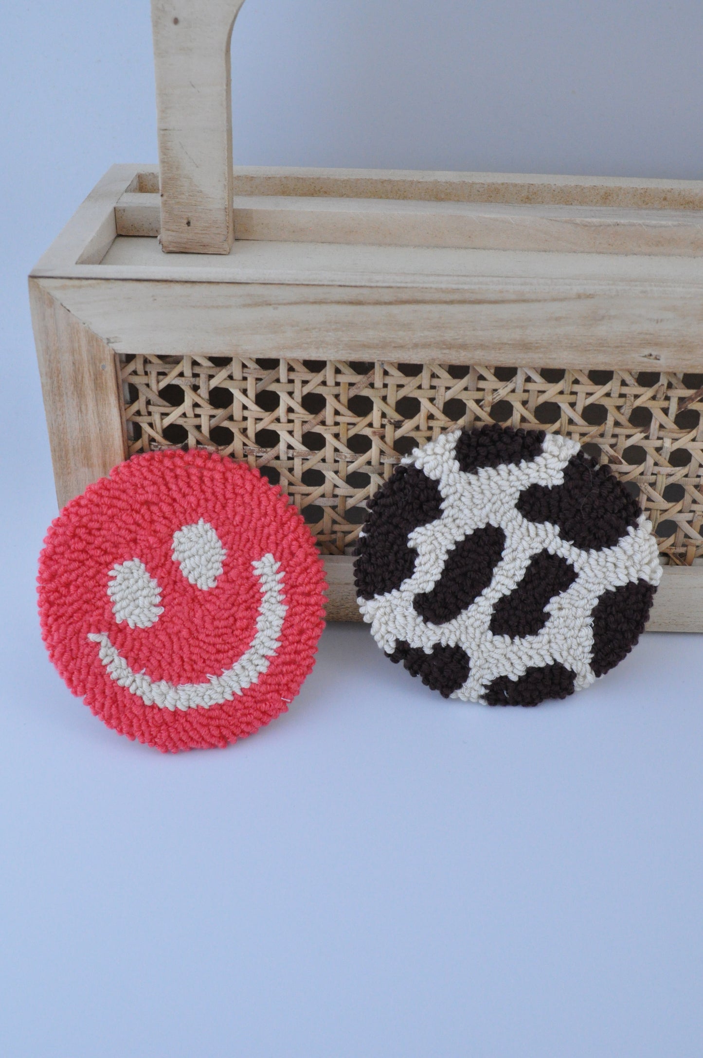 Funny Punch Needle Coasters