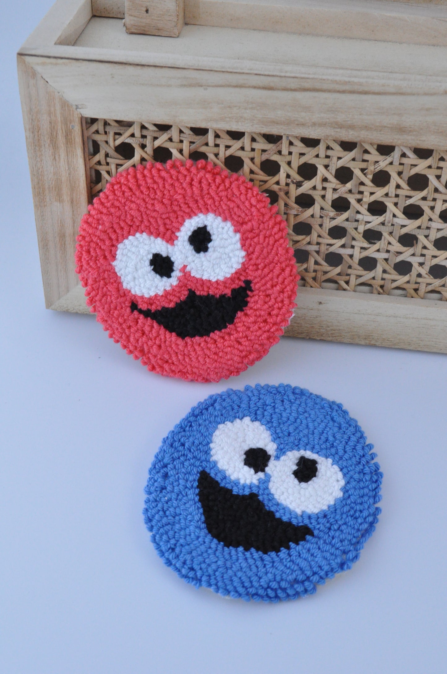 Funny Punch Needle Coasters
