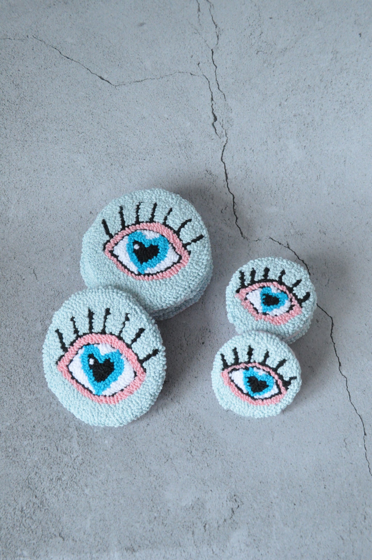Baby Blue Evil Eye Mug Rugs