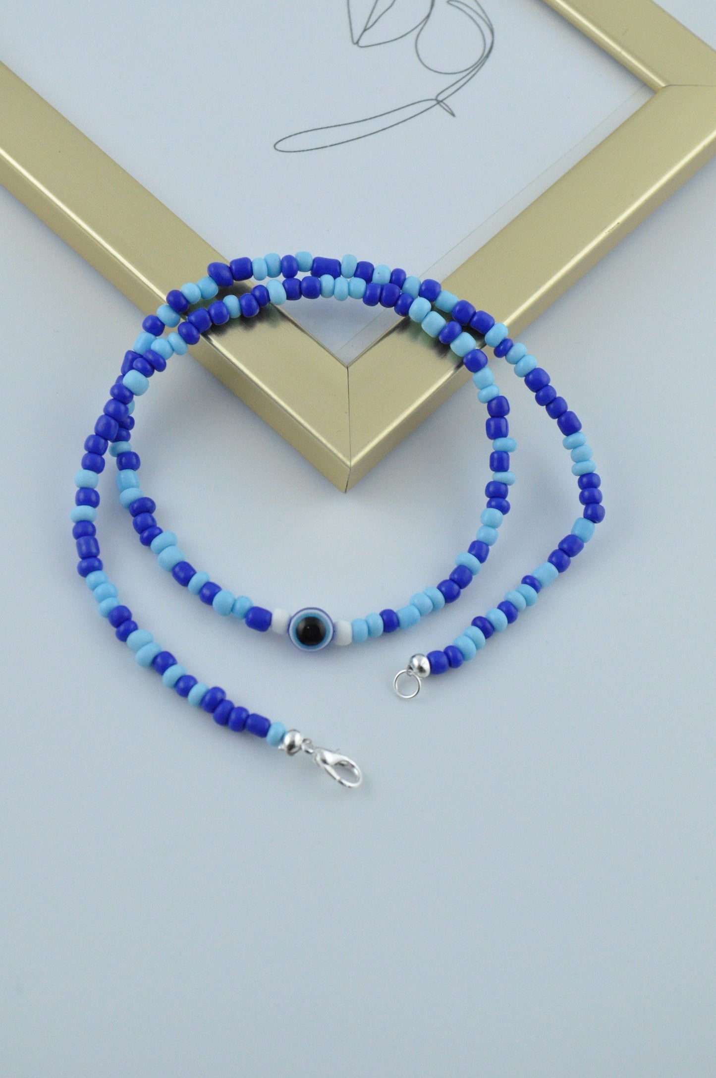 Blue Evil Eye Necklace