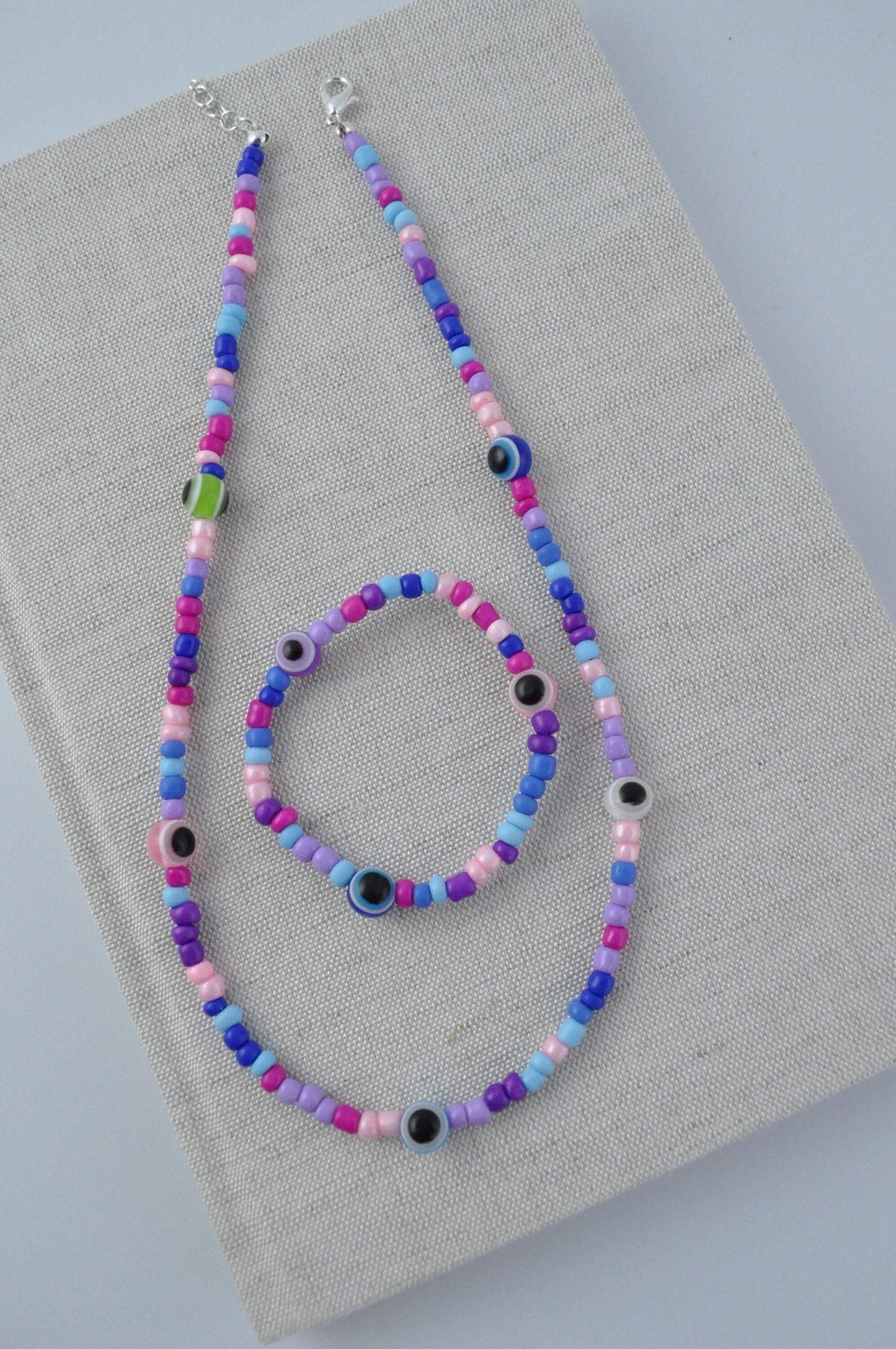 Vibrant Evil Eye Necklace