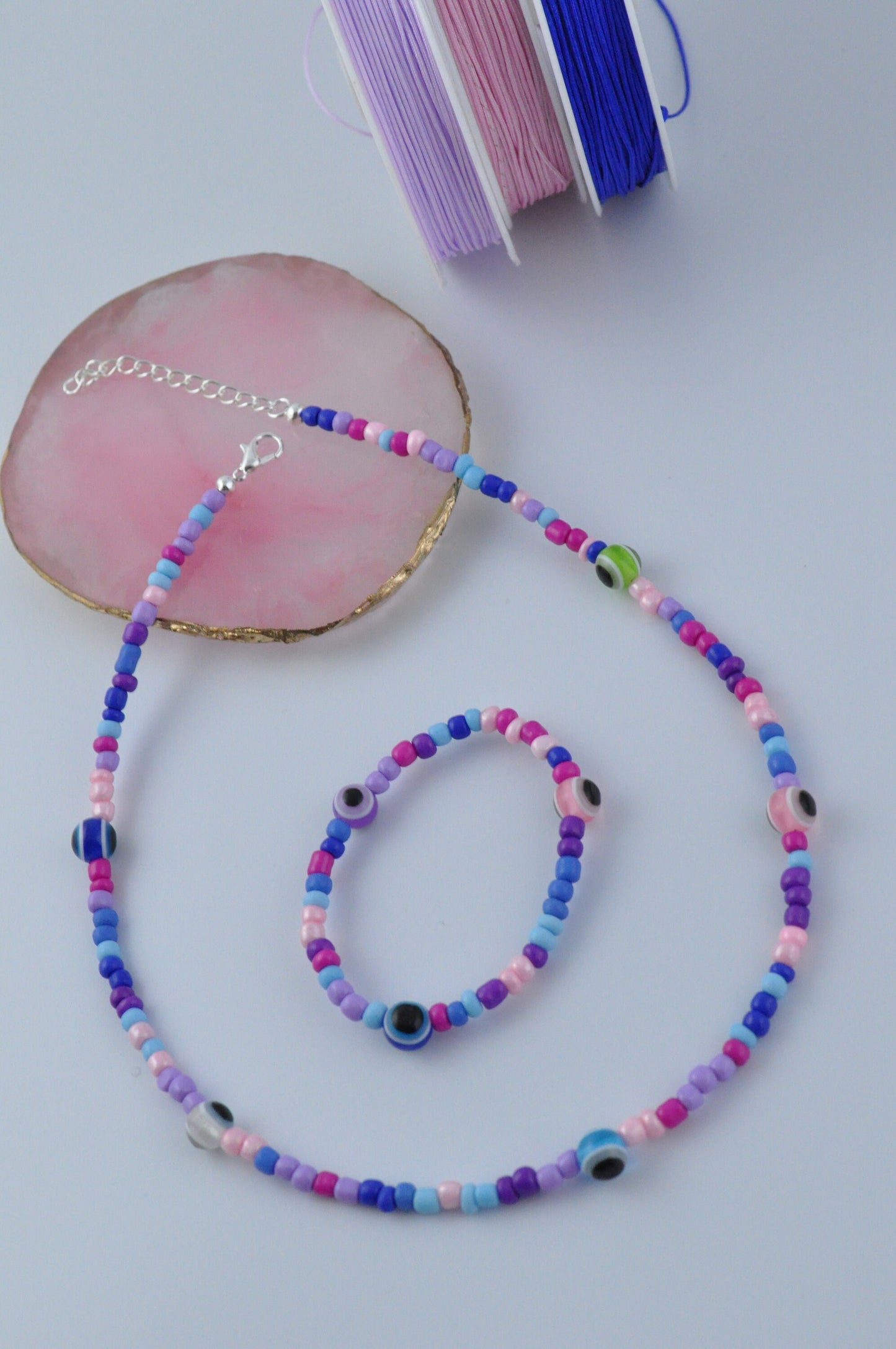 Vibrant Evil Eye Necklace