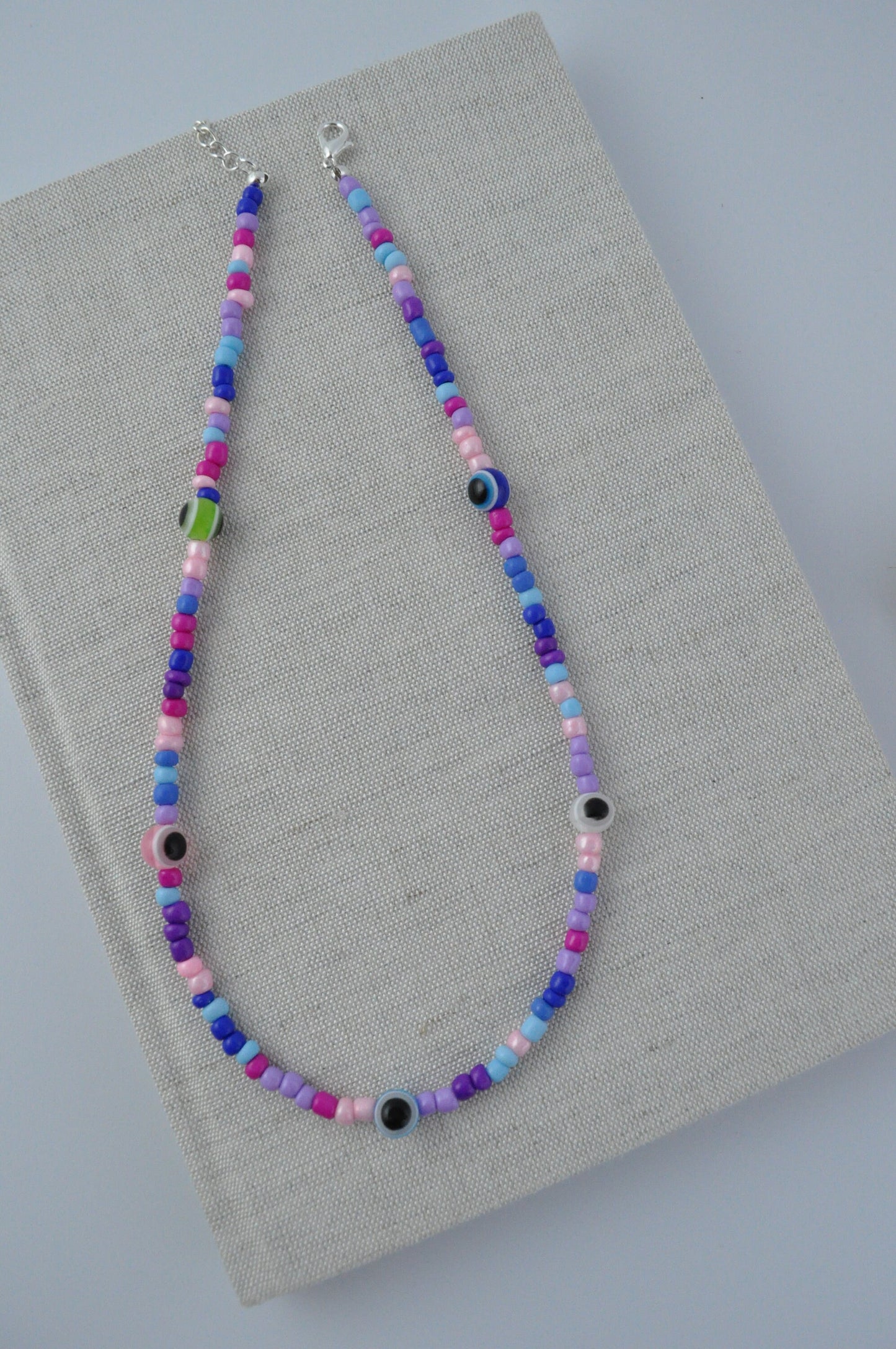 Vibrant Evil Eye Necklace