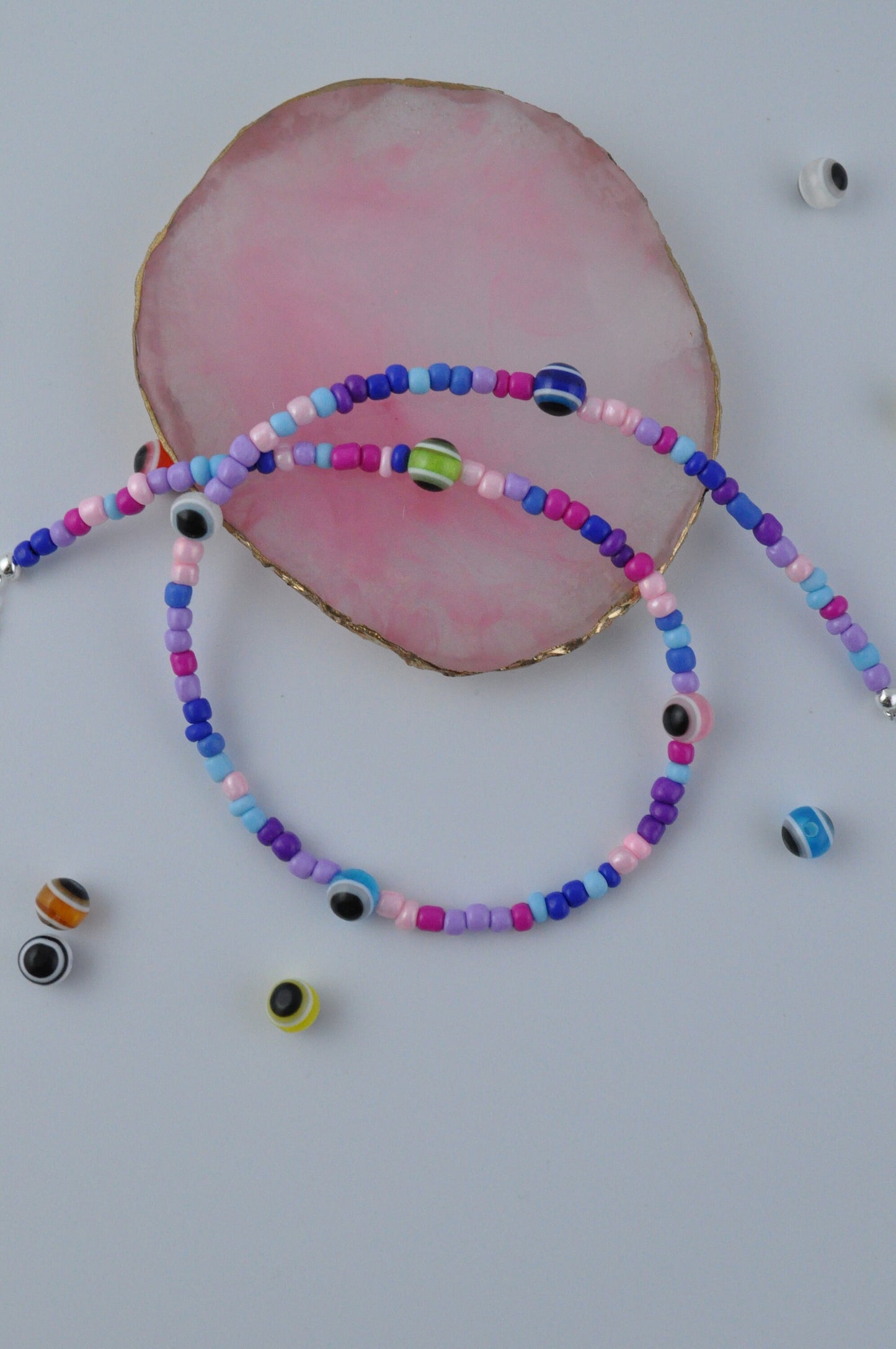Vibrant Evil Eye Necklace