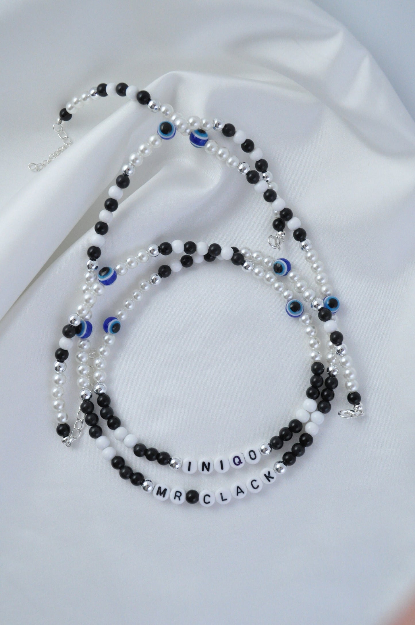 Classic Pearl Evil Eye Necklace