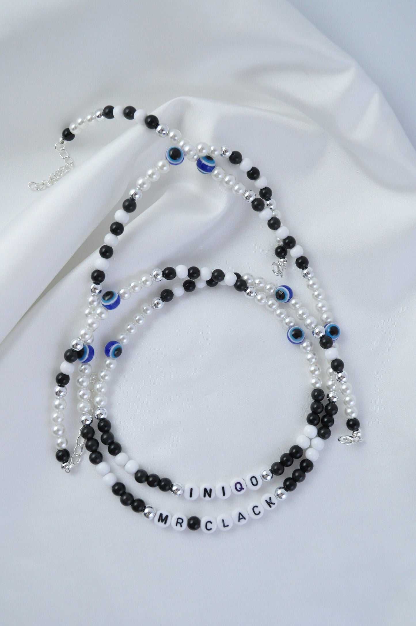 Classic Pearl Evil Eye Necklace
