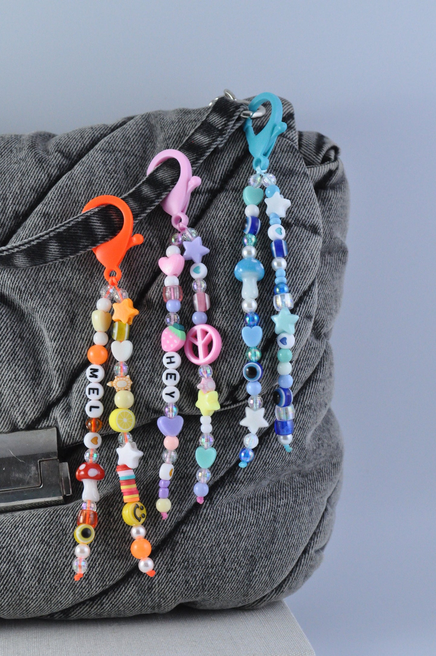 Personalised Beaded Keychain