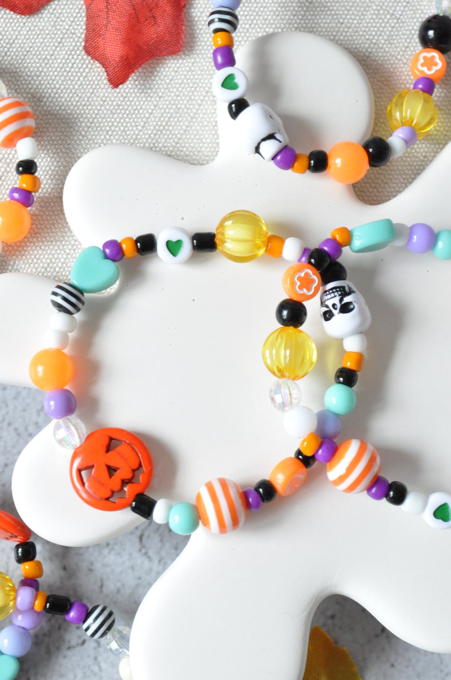 Spook-tacular Halloween Bracelet