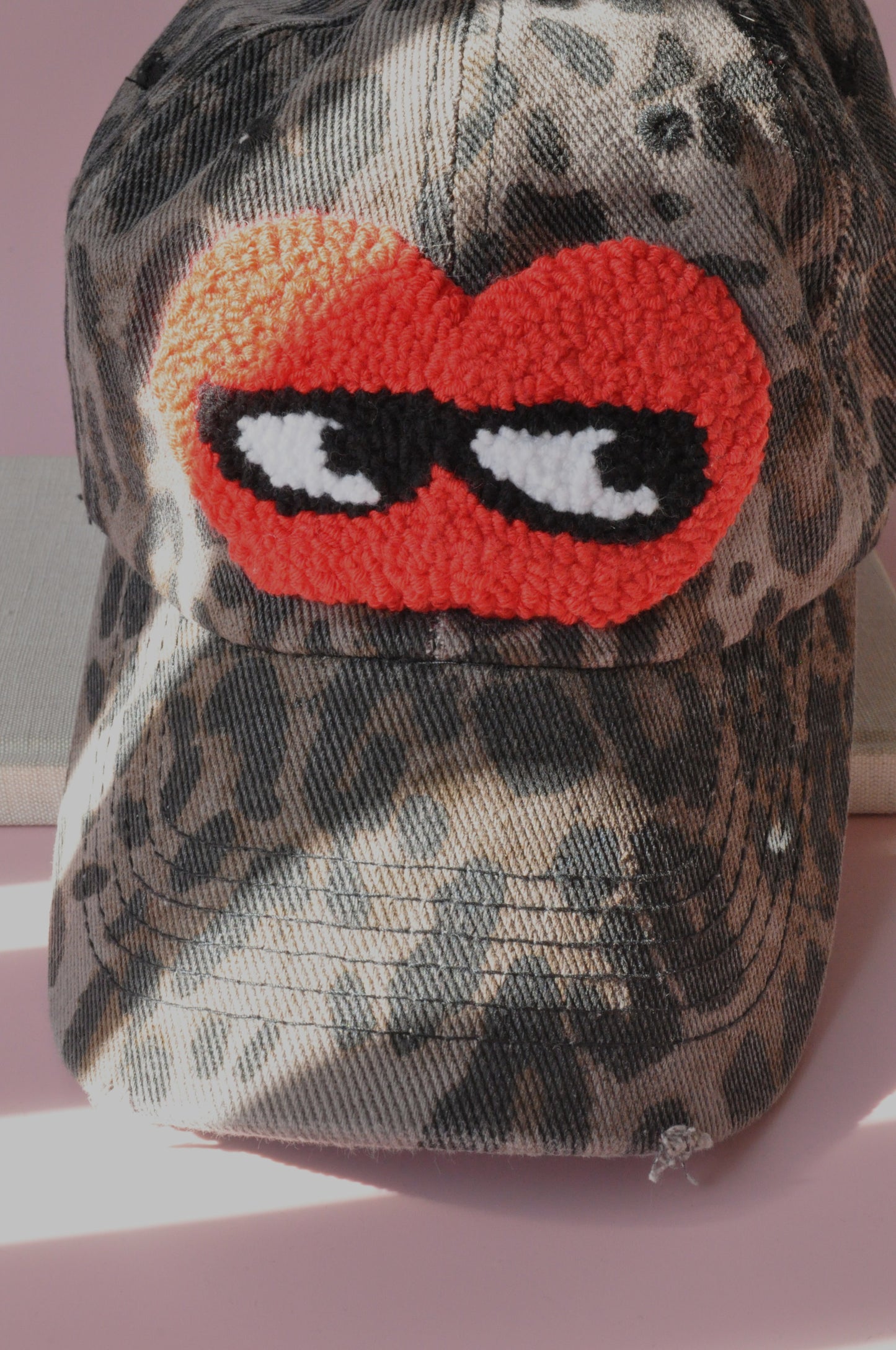 Find Me Eyes Leopard Cap
