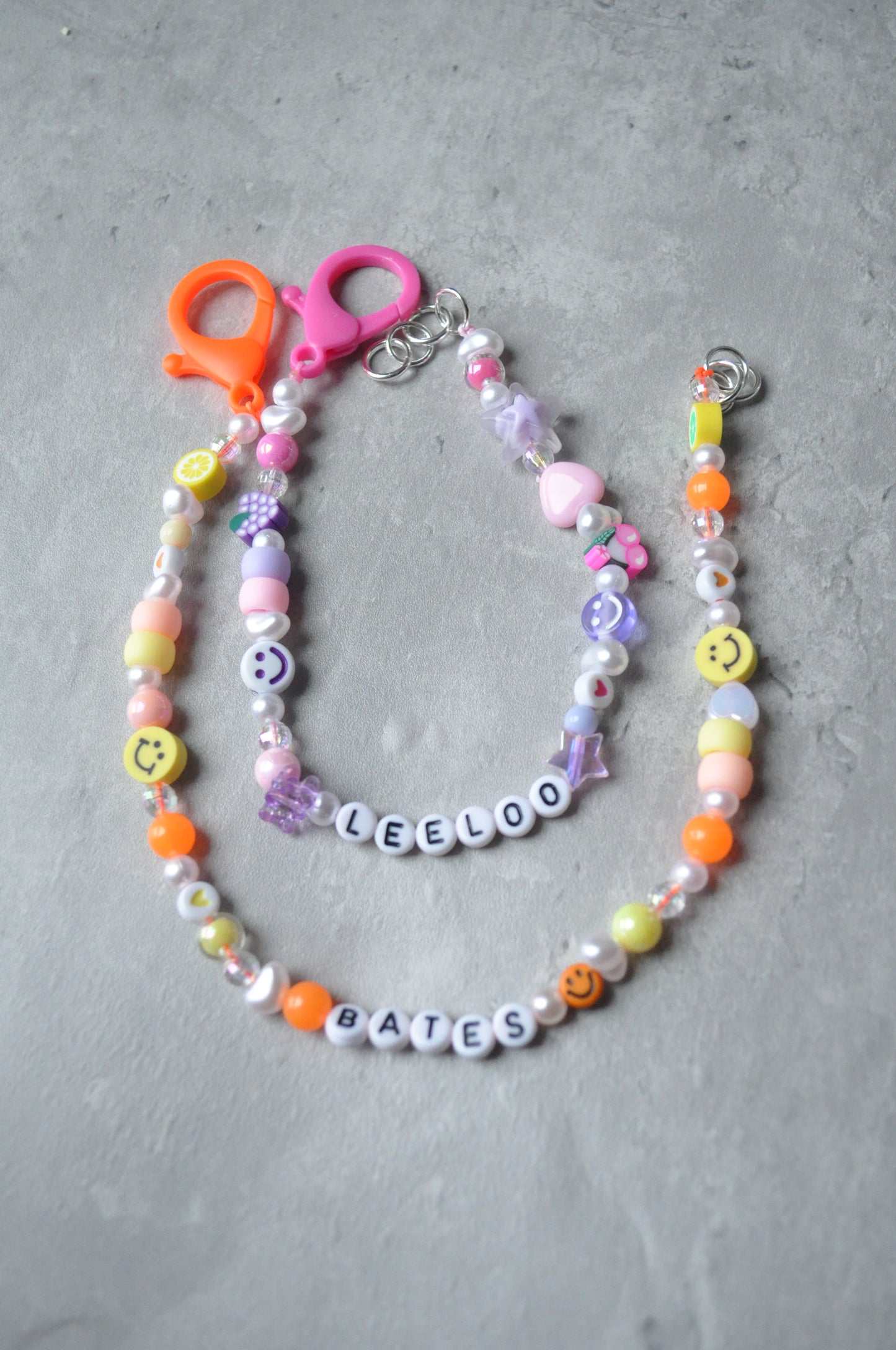 Large Clasp Colourful Beaded Pet Necklace