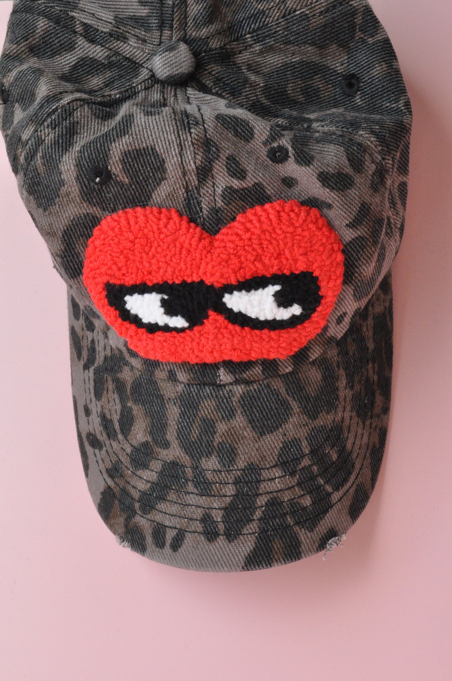 Find Me Eyes Leopard Cap