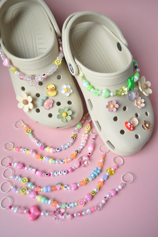 Personalised Beaded Crocs Charm (Buy 1 Get 1 Half Price)