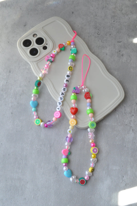 Fruit Salad Cute Beaded Phone Charm