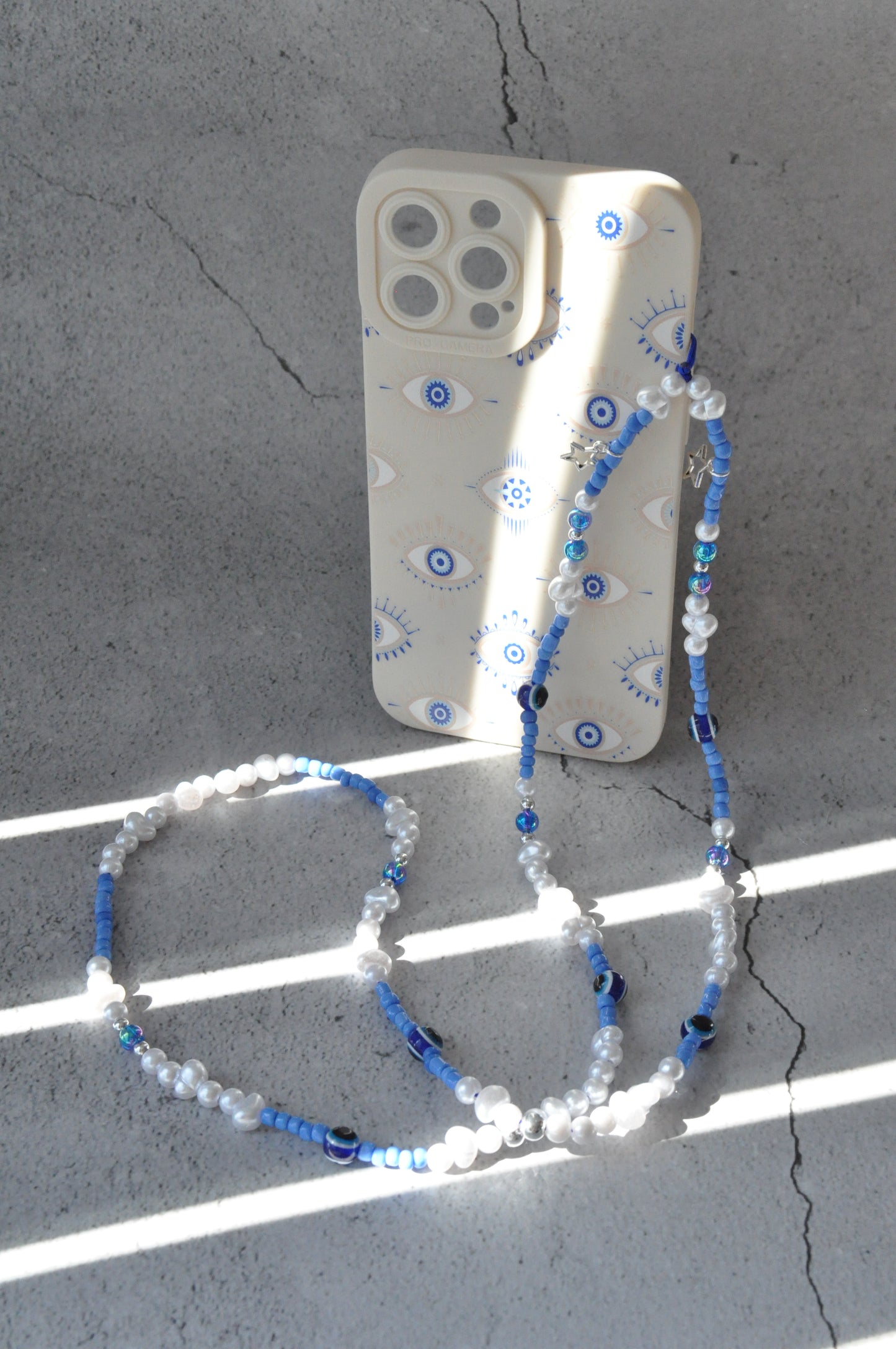 Evil Eye Boho Phone Strap