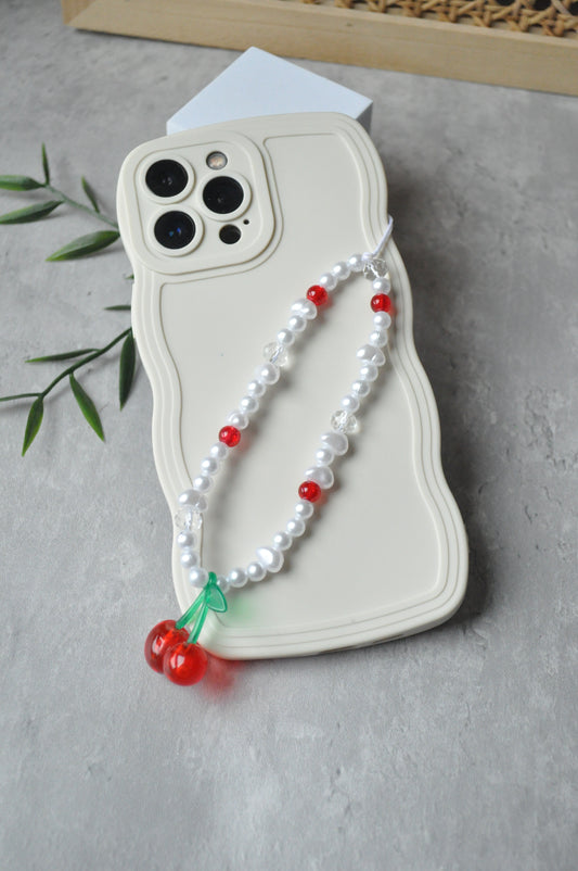 Chunky Cherry Phone Strap