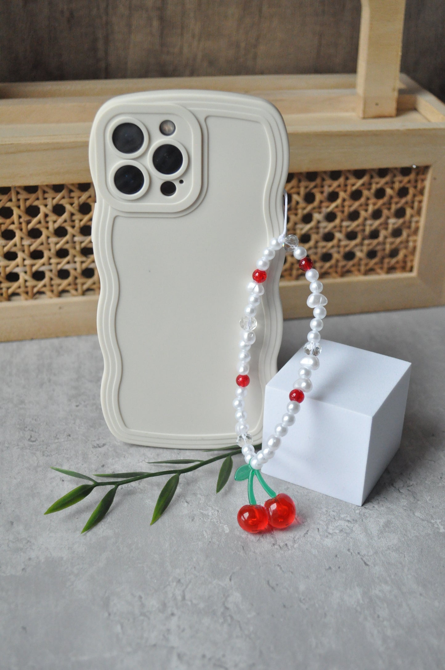 Chunky Cherry Phone Strap