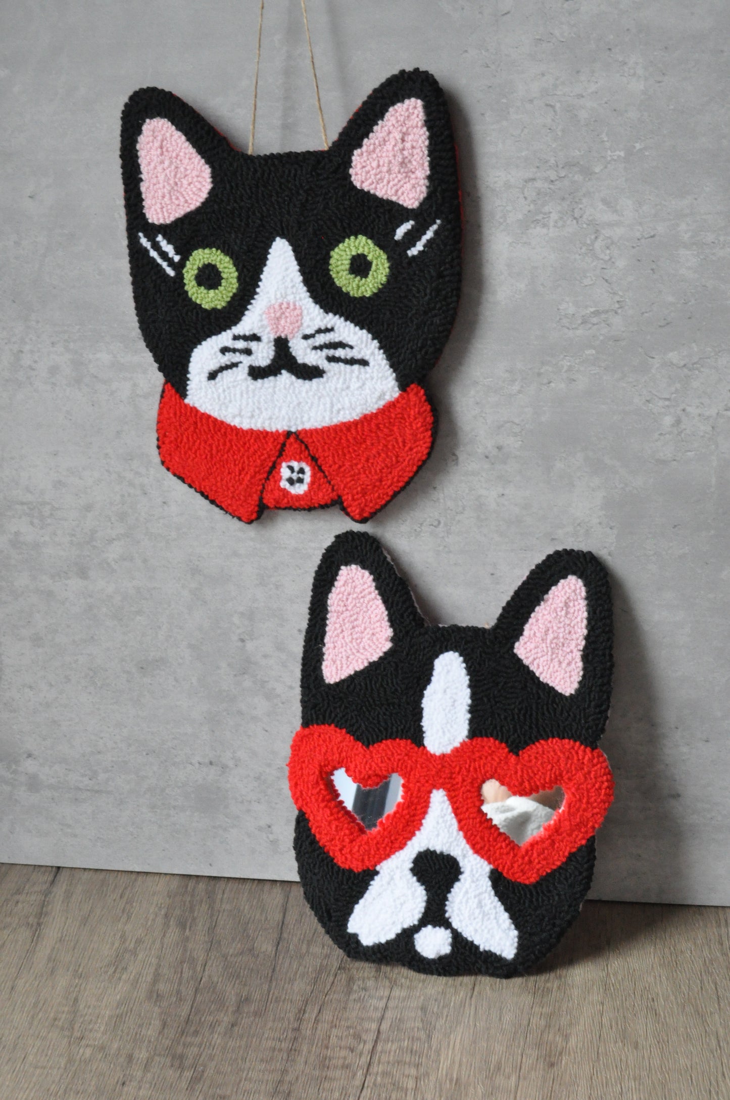 Funkie Frenchie & Elegant Whiskers Wall Hangings