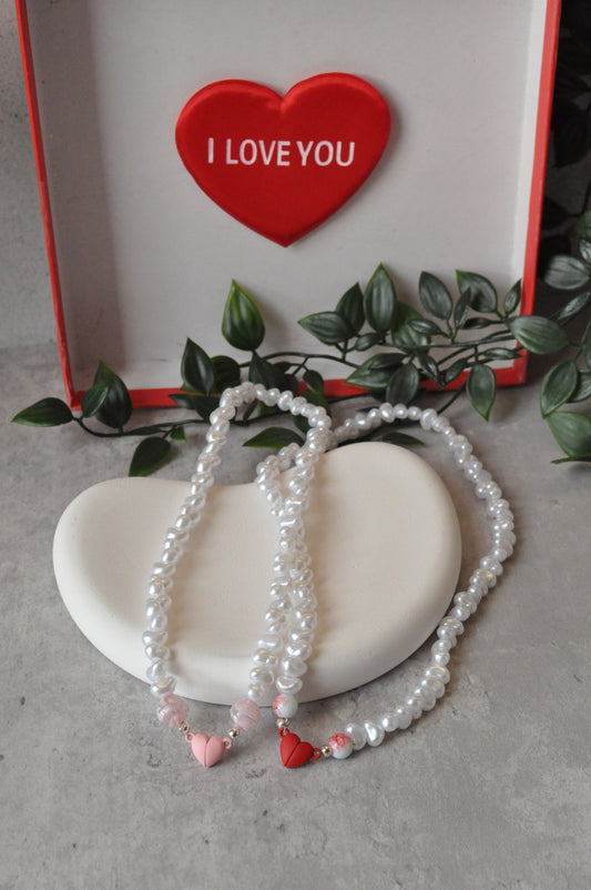 Magnetic Heart Clasp Necklace