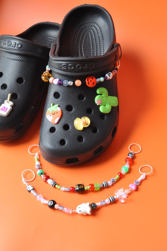 Beaded Spooky Clog Charm