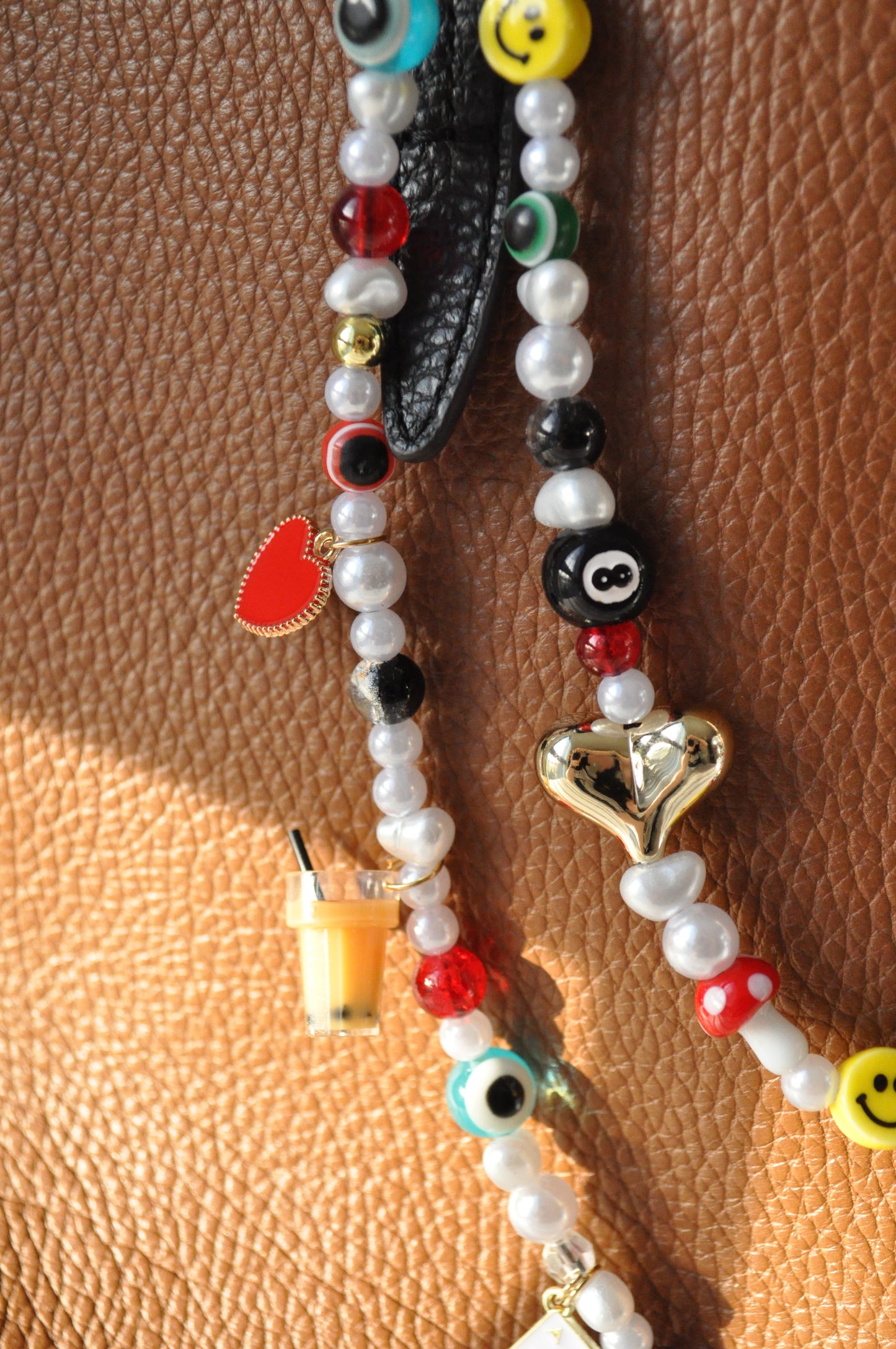 Funky Beaded Bag Charm