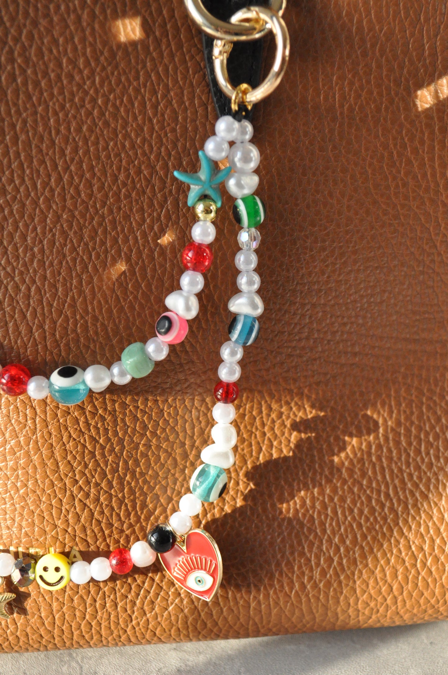 Funky Beaded Bag Charm