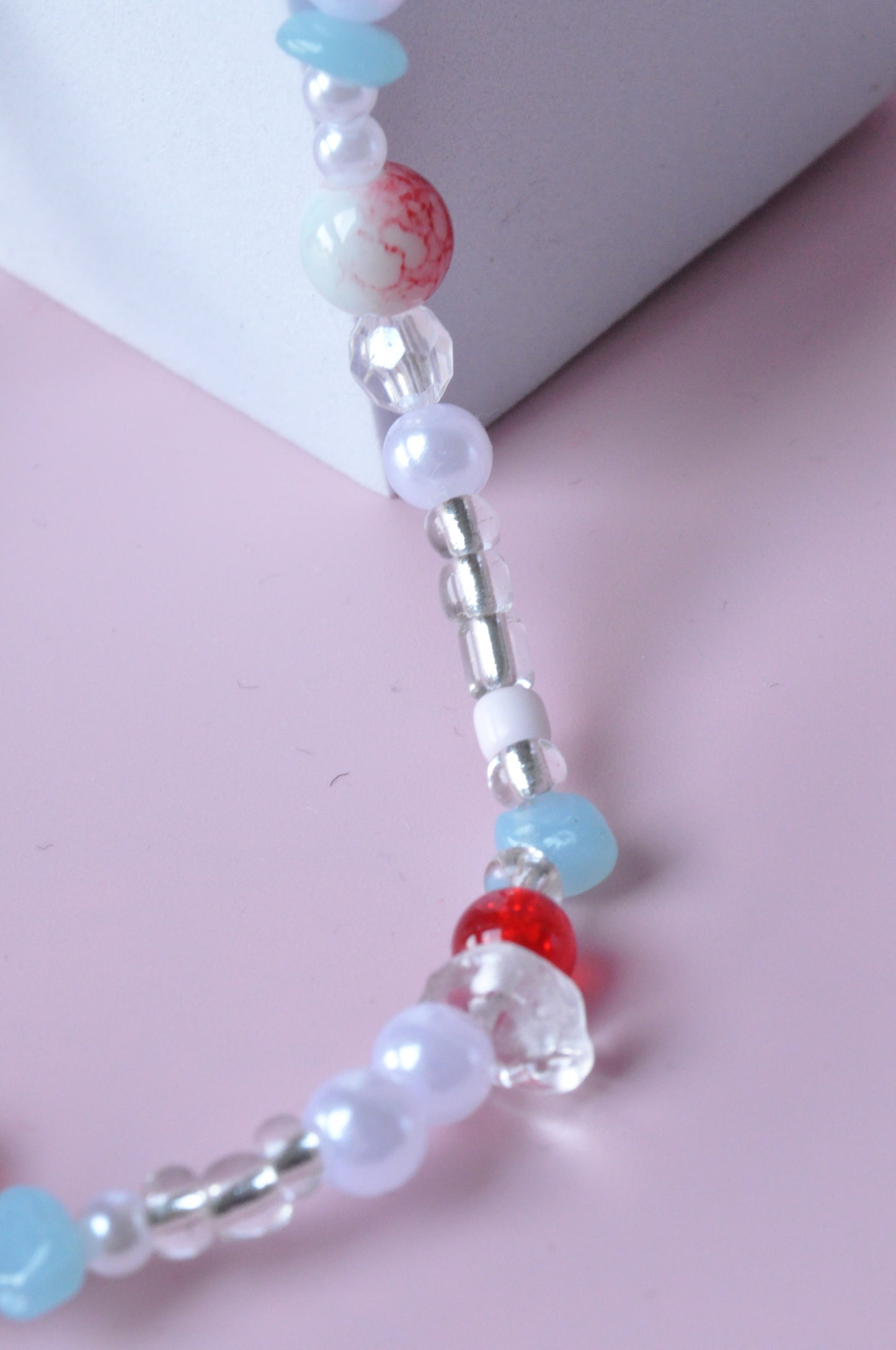 Red Crab Gemstone Necklace