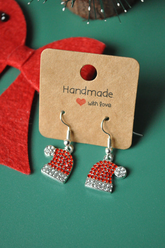 Christmas Hat Earrings