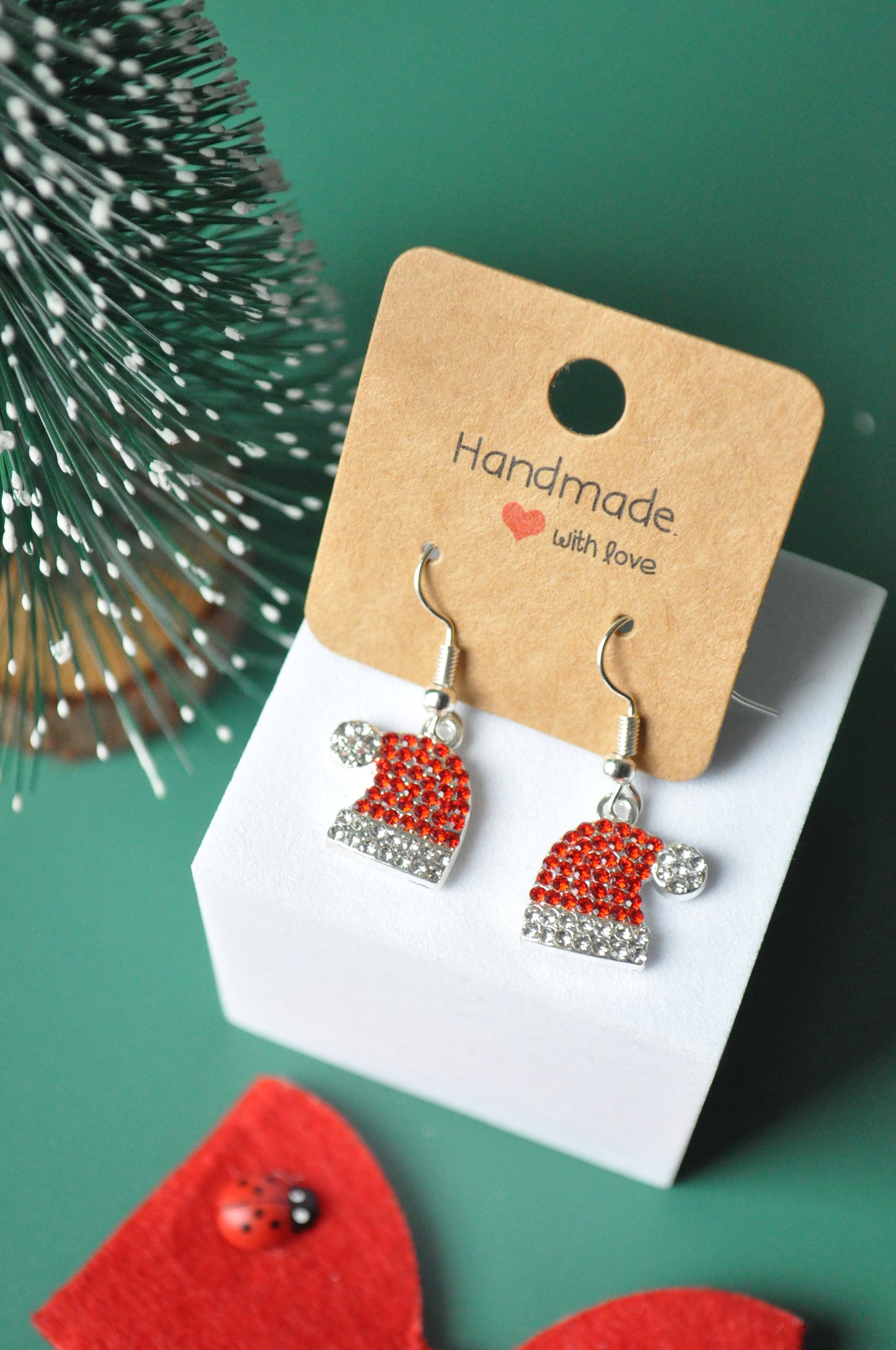 Christmas Hat Earrings