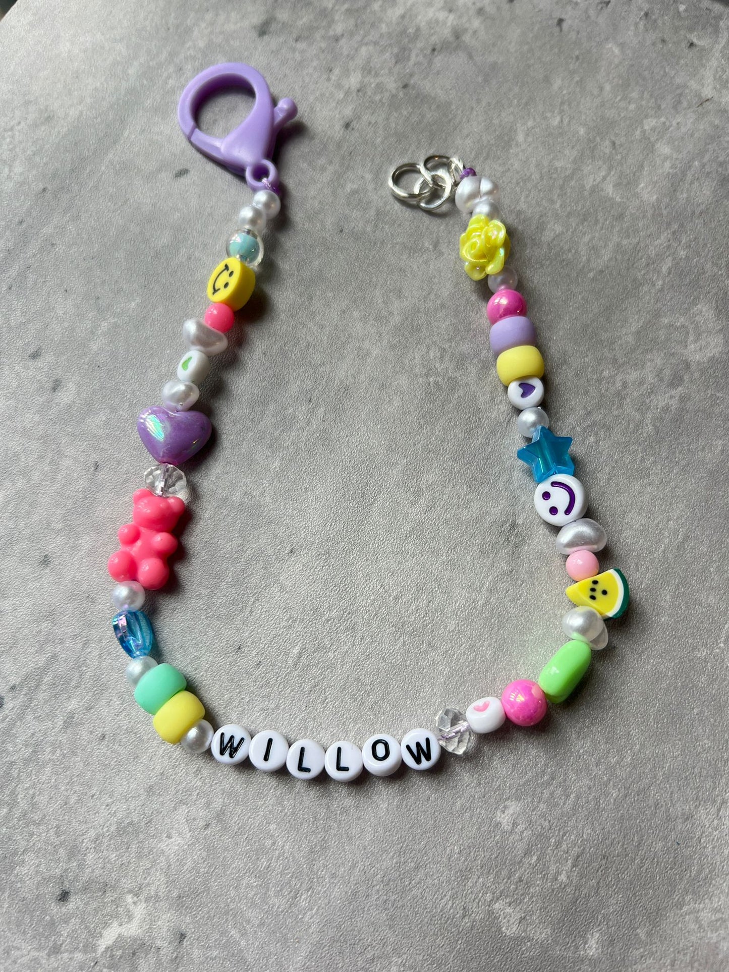 Large Clasp Colourful Beaded Pet Necklace