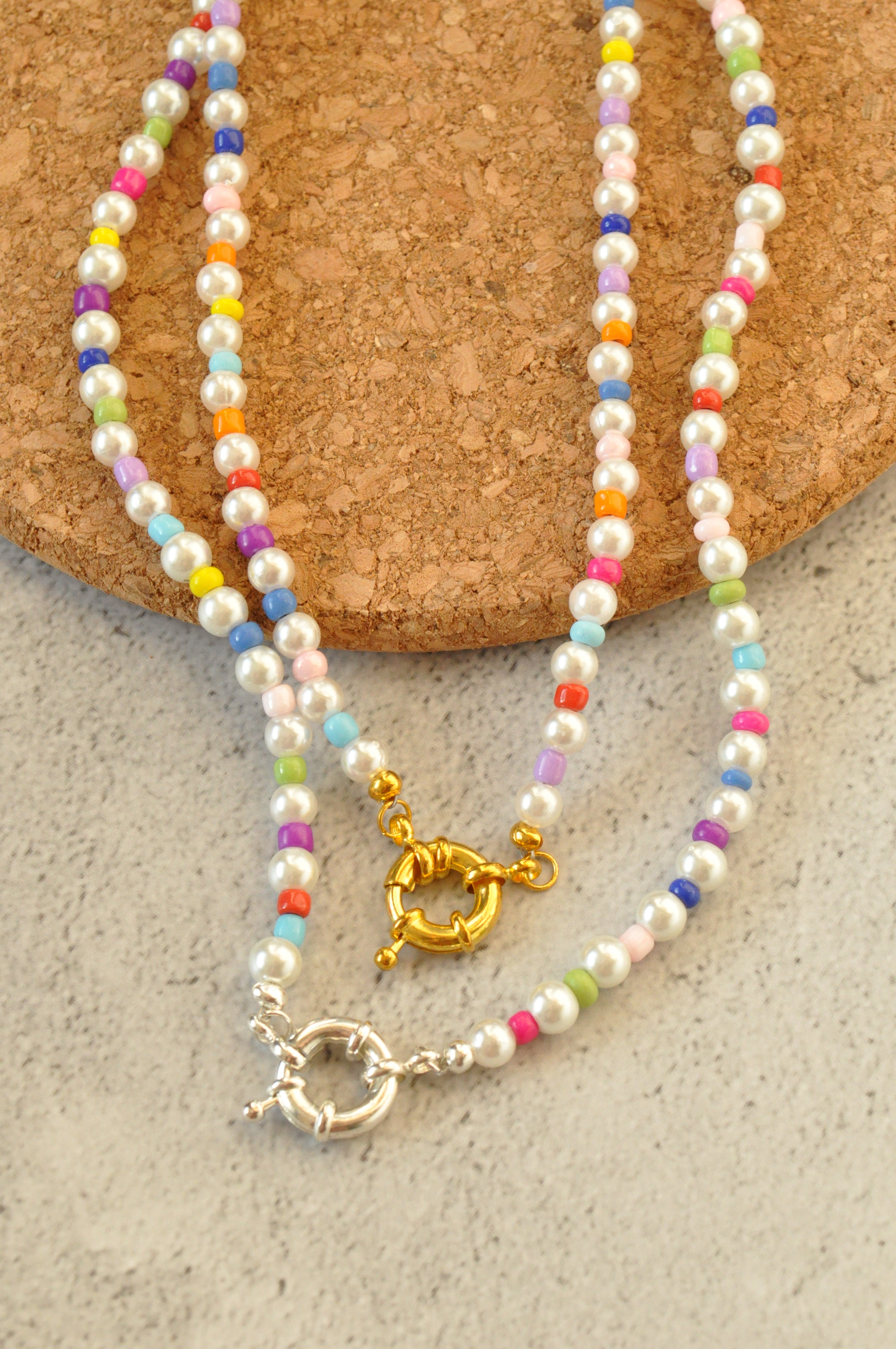 Chunky Yellow Felt Ball Necklace - Fun, Colourful, Lemon and Grey Neck –  Anna King Jewellery