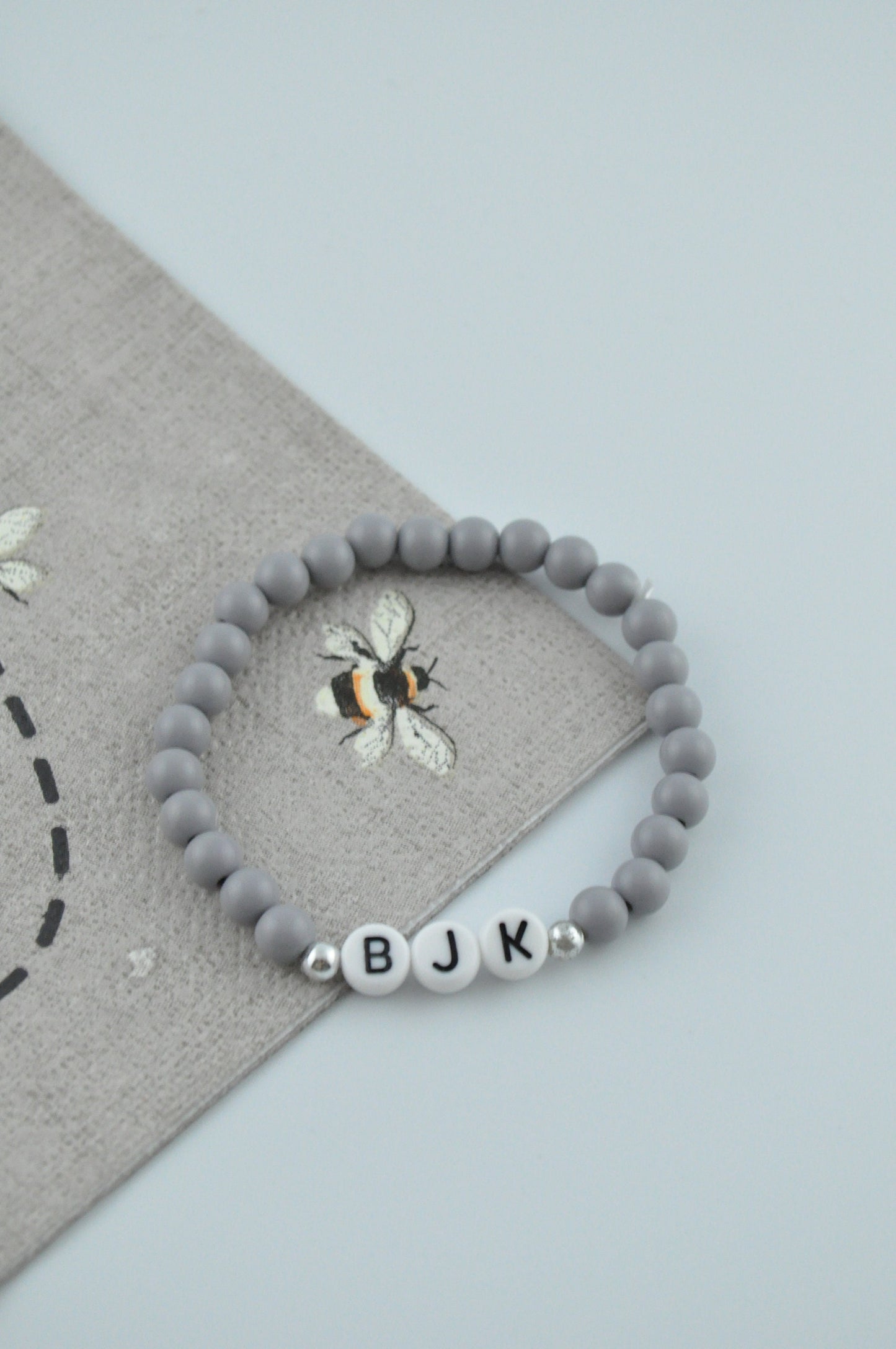 Unisex Personalised Beaded Bracelet