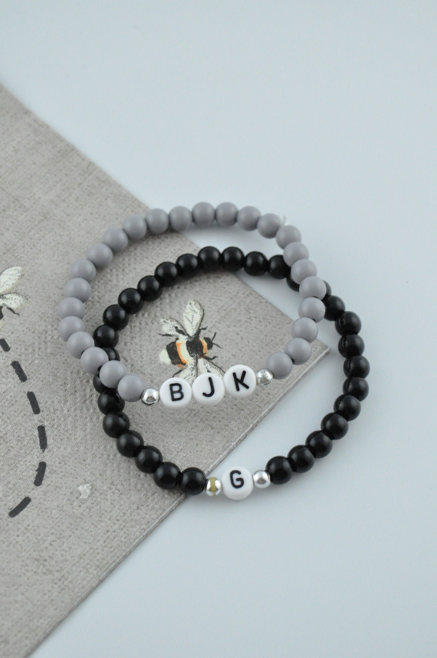 Unisex Personalised Beaded Bracelet