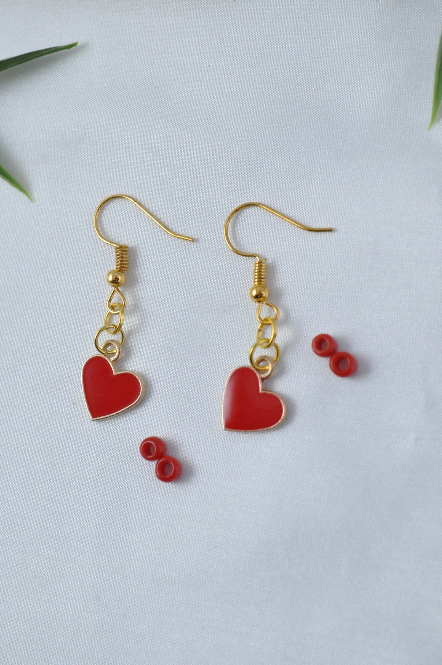 Red Heart Earrings