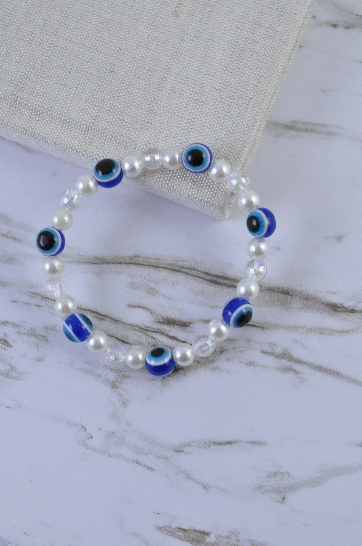 Turkish Evil Eye Pearl Bracelet