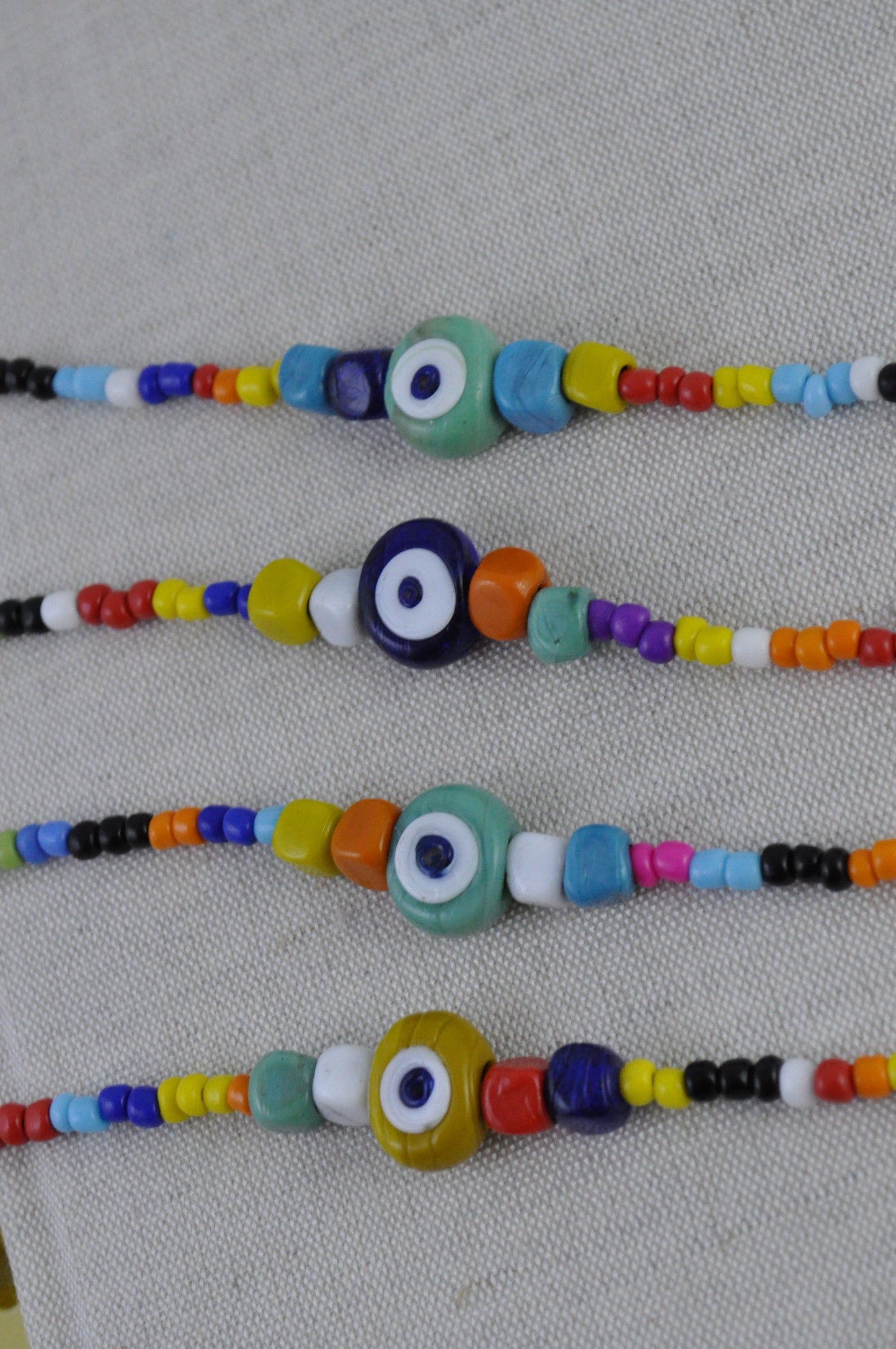 Turkish Evil Eye Bracelet | Murano Glass Bead Bracelet