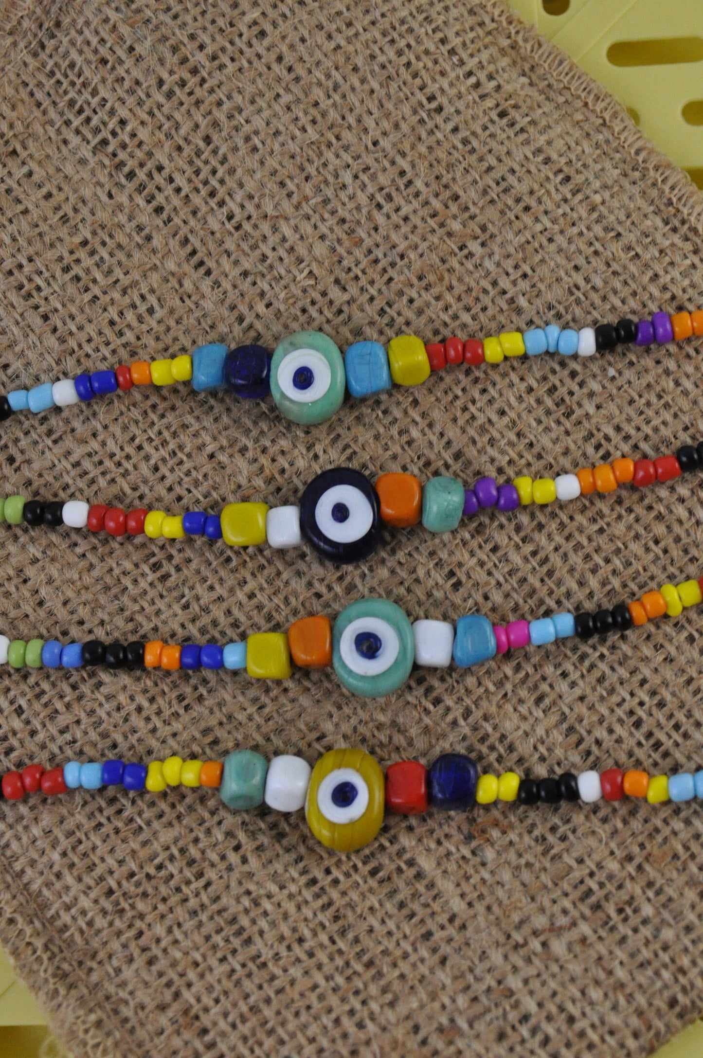 Turkish Evil Eye Bracelet | Murano Glass Bead Bracelet