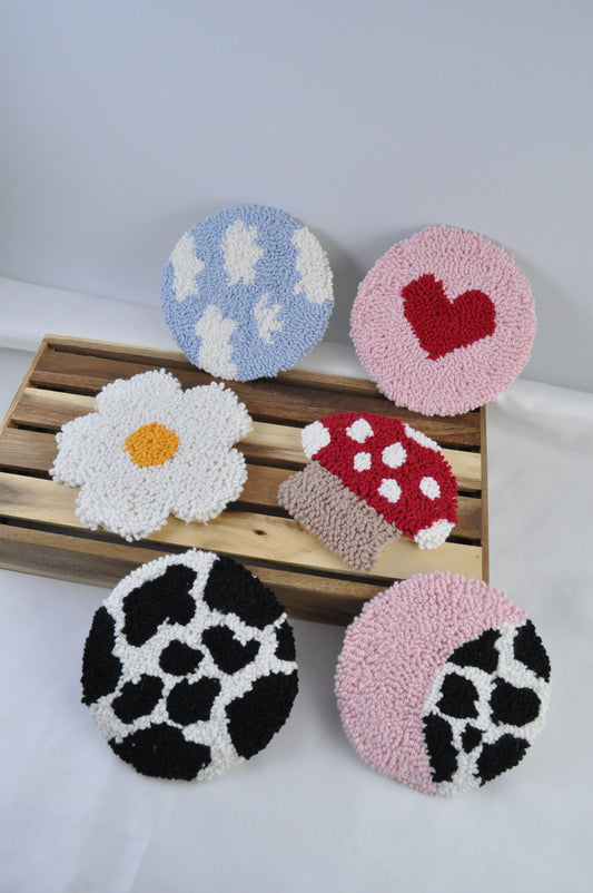 Aesthetic Punch Needle Coaster