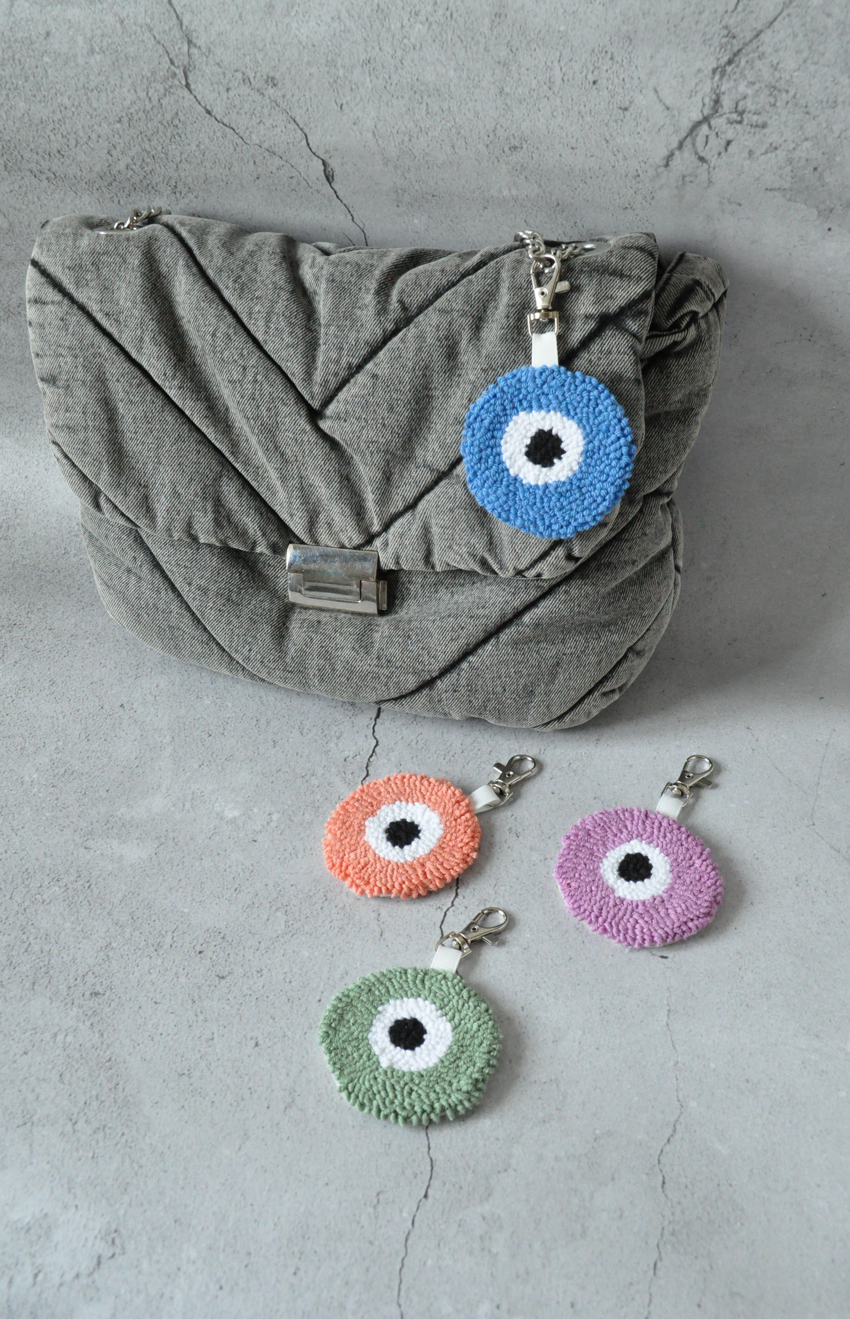 Evil eye bag 2025 charm